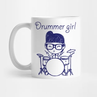 Drummer Girl Mug